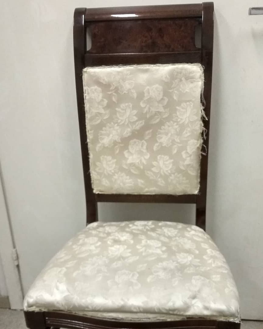 Перетяжка итальянского стула в реставрационной мастерской Restorer.expert