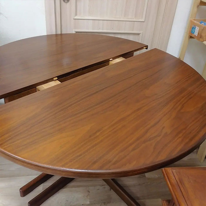 Ремонт и реставрация круглого раздвигающегося стола